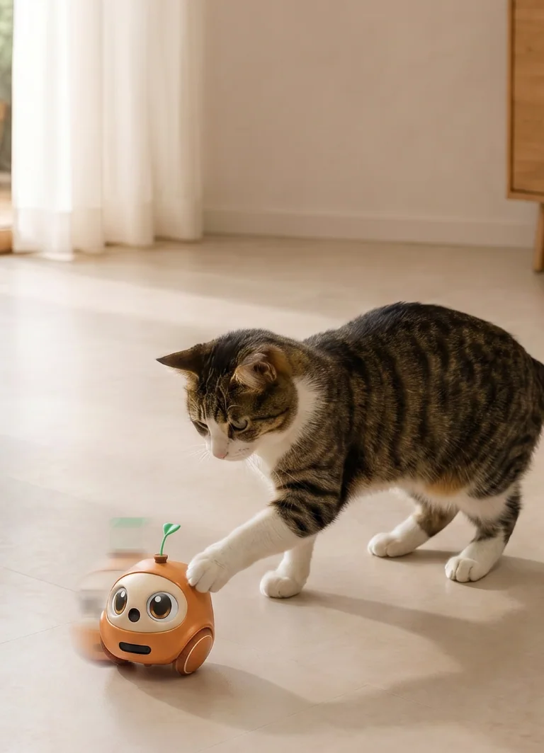 猫咪拍打 Moii 也不会翻倒